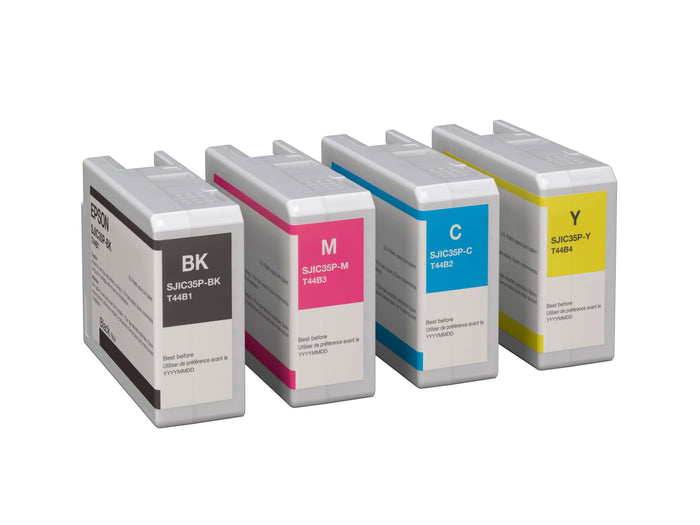 Epson CW-C6000/C6500 CMYK Ink Set - SJIC35P - 4 Cartridges