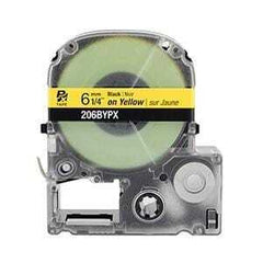 Epson PX 1/4" Black Ink/Yellow Tape, 30 ft. (5-Pack)