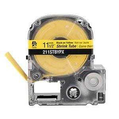 Epson PX 1/2" Black Ink/Yellow Heat Shrink Tube, 96" (5-Pack)