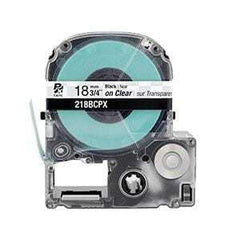 Epson PX 3/4" Black Ink/Clear Tape, 30 ft. (5-Pack)
