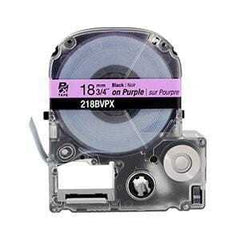 Epson PX 3/4" Black Ink/Violet Tape, 30 ft. (5-Pack)