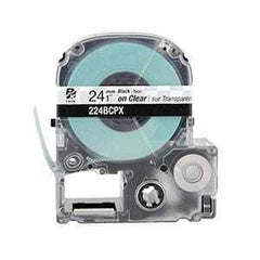 Epson PX 1" Black Ink/Clear Tape, 30 ft. (5-Pack)