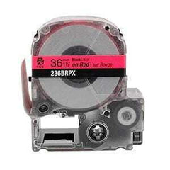Epson PX 1 1/2" Black Ink/Red Tape, 30 ft. (5-Pack)