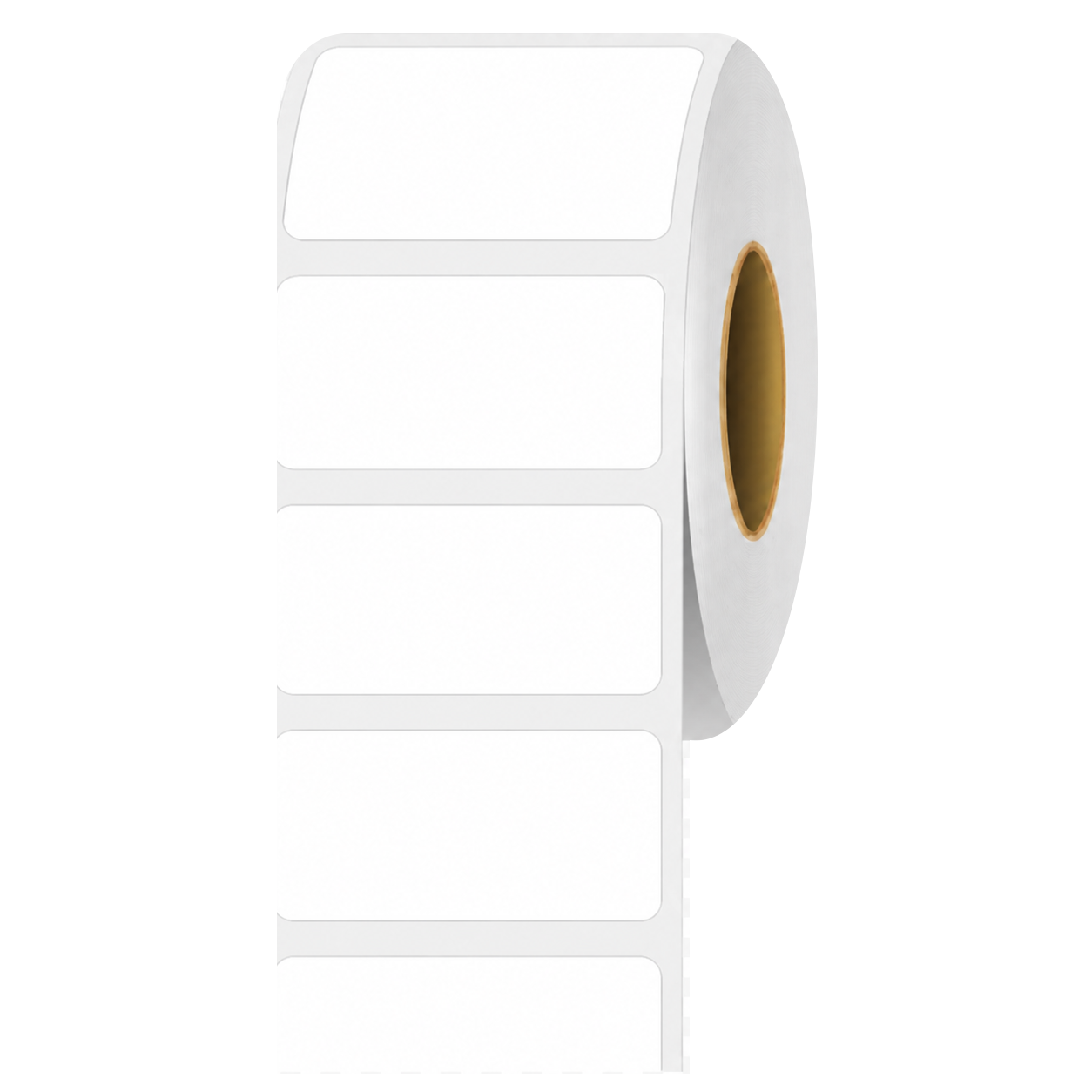 4" x 2" Gloss Paper Inkjet Labels – 550/Roll, 2" Core, 4" OD
