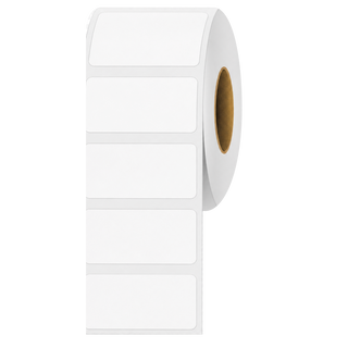 4" x 3" Gloss Paper Inkjet Labels – 375/Roll, 2" Core, 4" OD