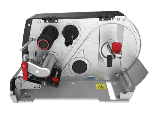 Honeywell PM45. PM45 full-size internal media and ribbon path.