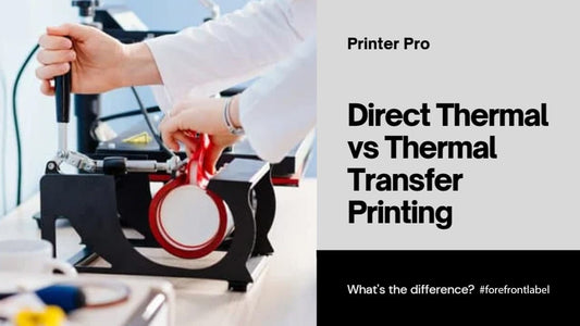 Direct thermal Vs Thermal Transfer | printing method that utilizes heat-sensitive paper to produce images without the need for ink or toner.