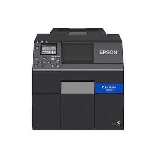Genuine Epson ColorWorks C6000A colour label printer with automatic cutter