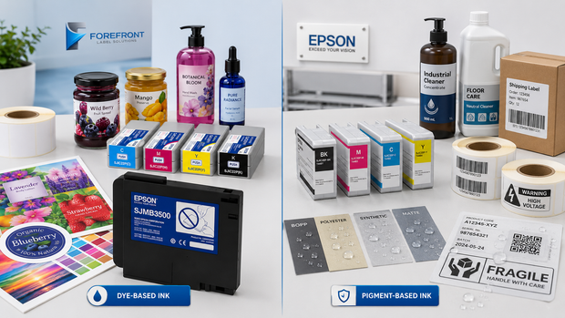 Inkjet Printer Inks: Dye-Based vs Pigment-Based for Label Printing