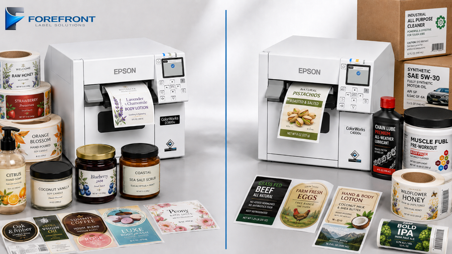 Epson CW-D3800 vs CW-C4000: Which Label Printer Is Better?