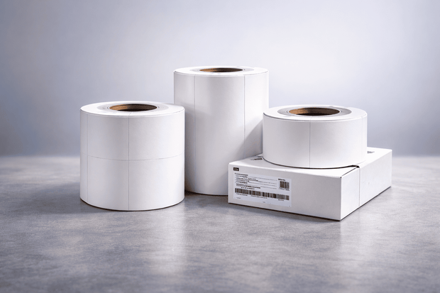 Matte paper, gloss paper and BOPP inkjet label rolls for UniNet iColor printing workflows.