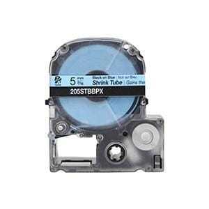 Epson PX 3/16" Black Ink/Blue Heat Shrink Tube, 96" (5-Pack)