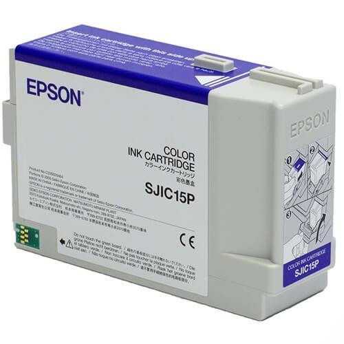 Epson TM-C3400 Color Ink Cartridge, SJIC15P
