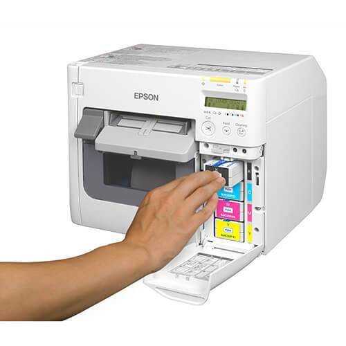 Epson TM-C3500 Yellow Ink Cartridge, SJIC22P(Y)