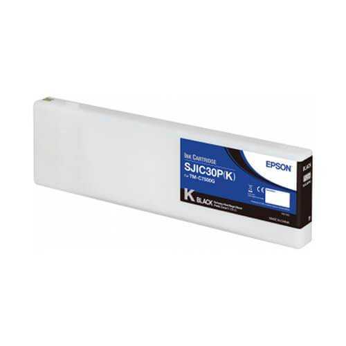 Epson TM-C7500G Black Ink Cartridge, SJIC30P(K)