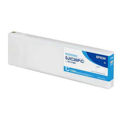 Epson TM-C7500 Cyan Ink Cartridge, SJIC26P(C)