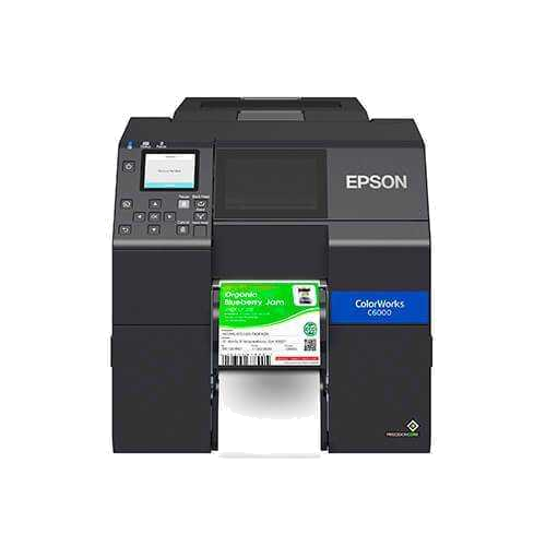 Epson ColorWorks CW-C6000P 4" Color Label Printer with Peel-and-Present