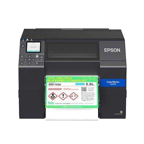 Epson ColorWorks CW-C6500P 8" Color Label Printer with Peel-and-Present
