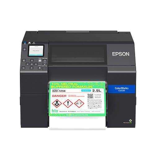 Epson ColorWorks CW-C6500P 8" Color Label Printer with Peel-and-Present