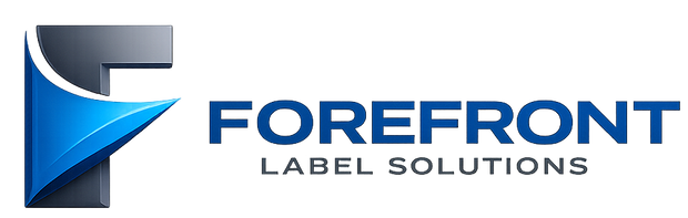 Official ForeFront Label Solutions logo – Canadian manufacturer of custom inkjet labels and printing solutions
