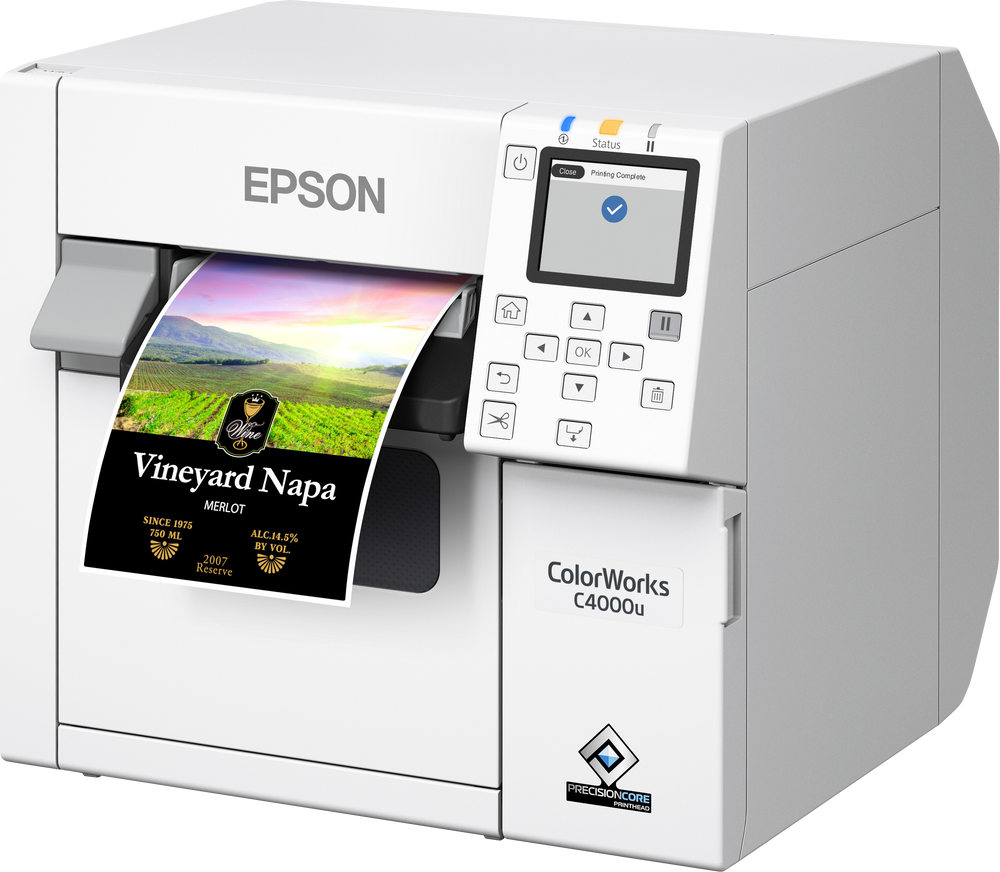 Shop labels by printer model