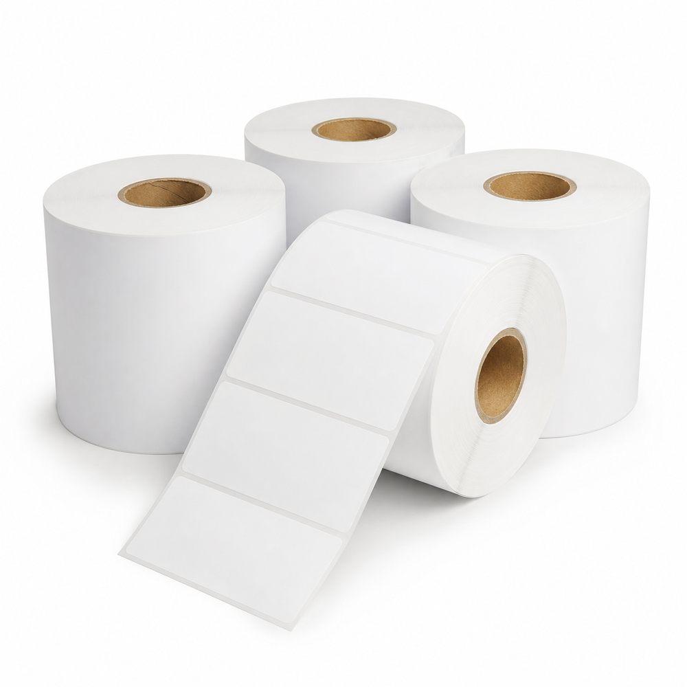 Inkjet label rolls, printers and genuine supplies