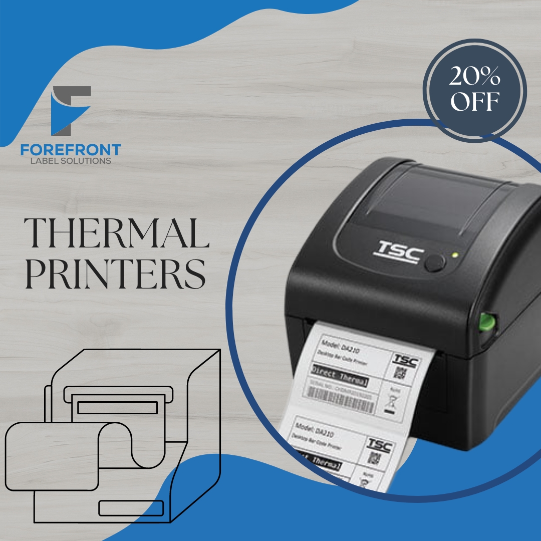 Discover our range of Thermal Printers, including the reliable TSC Thermal Printers. Benefit from our exclusive labels and printer offers to ensure high-quality, efficient labeling solutions for your business needs.